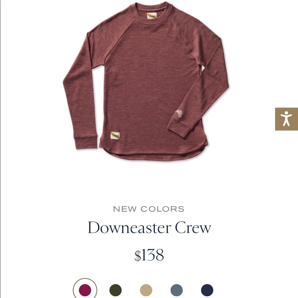 Gorgeous Downeaster Crew - comfy, warm, excellent condition!